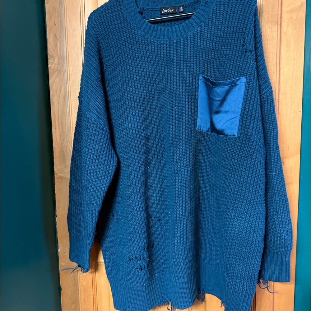 Torrid Deep Blue Crewneck Sweater